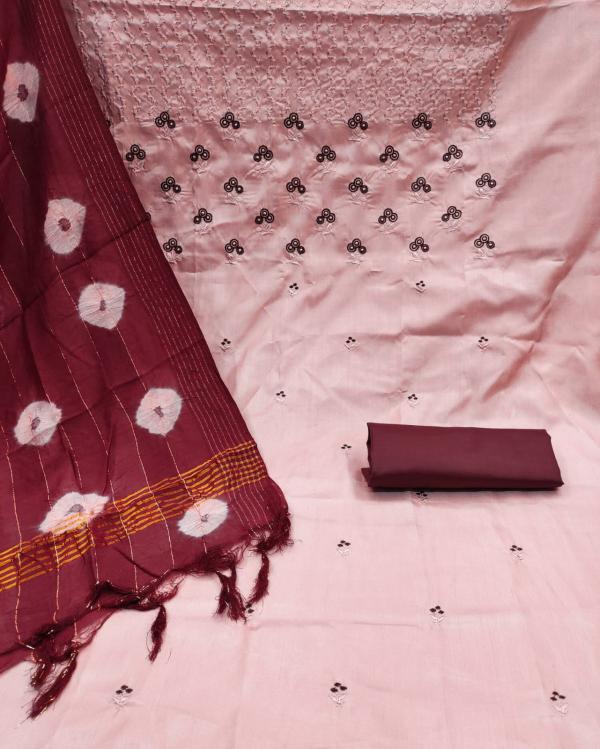 TCNX Coco Silk 3 Silk Designer Exclusive Dress Material